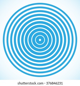 Vector Ripples Lines .