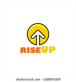 Vector Of Rise Up Logo And Icon.