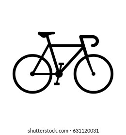 Vector road bicycle icon