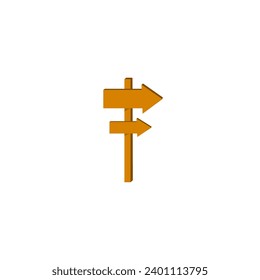 vector de marcadores de dirección de carretera, genial para iconos, banners, cubiertas, logotipos