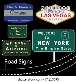 VECTOR Road Signs 