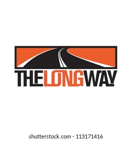 vector road symbol. easy to edit.