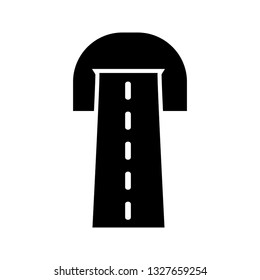 Vector Road Tunnel Icon
