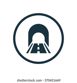 Vector road tunnel Icon