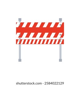 vector of road work signs or barriers