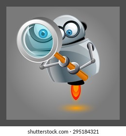 vector robot character