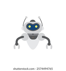 Vector Robot chatbot, AI in science and business, Technology and engineering concept. 