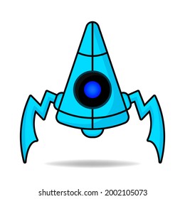 robot vector diseño mascot kawaii