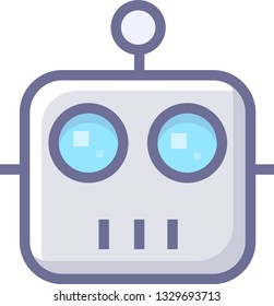 Vector robot illustration design element