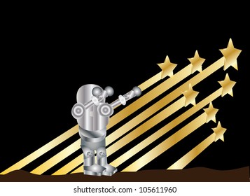 Vector - Robot.Concept:Go to the moon.