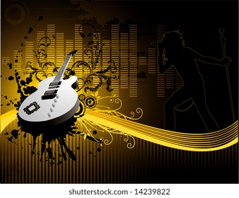 vector rock design illustration