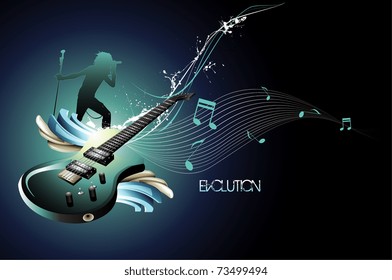vector rock design illustration