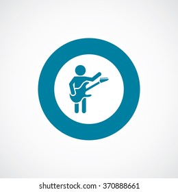 Vector rock guitarist Icon