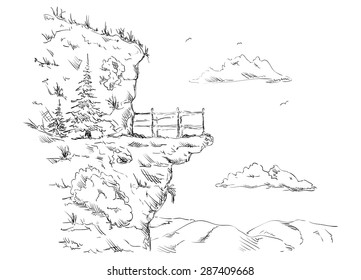 Vektorgrafik - Rock-Look - einzeln auf Hintergrund