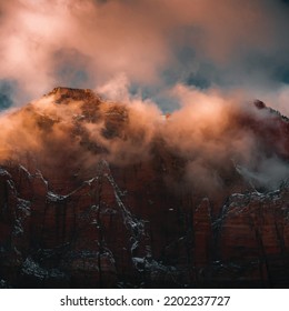 Vector Rock Mountains|Mountains with Cloud Illustration