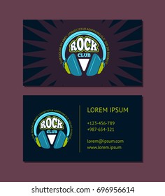 Vector rock music club, music