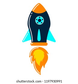 Vector Rocket Abstract Design
