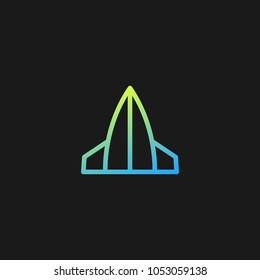 Vector Rocket Design Logo, elements, icons, symbols, abstract, set, shapes, innovative and creative inspiration for business company, template collection, and marketing promotions with Flat Style