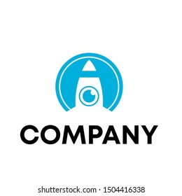 Vector Rocket Design Logo, elements, icons, symbols, abstract, set, shapes, innovative and creative inspiration for business company