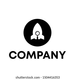 Vector Rocket Design Logo, elements, icons, symbols, abstract, set, shapes, innovative and creative inspiration for business company