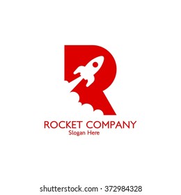 Vector Rocket Design Logo, elements, icons, symbols, abstract, set, shapes, innovative and creative inspiration for business company, template collection, and marketing promotions with Flat Style