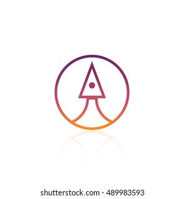 Vector Rocket Design Logo, icons, symbols,
