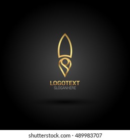 Vector Rocket Design Logo, icons, symbols,