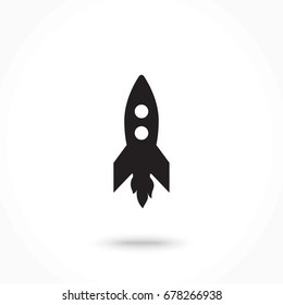 Vector rocket icon