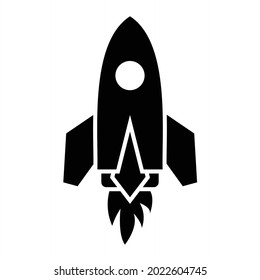 Vectorrocket Launch-Symbol-Design
