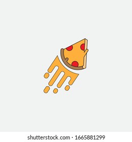 diseño de pizzas vectoriales para aplicación inicial de venta de alimentos