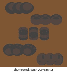 vector rocks for animated design elements