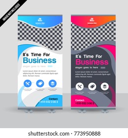  Vector Roll Up Design For Advertising