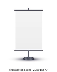 Vector ROLL UP DISPLAY for designers