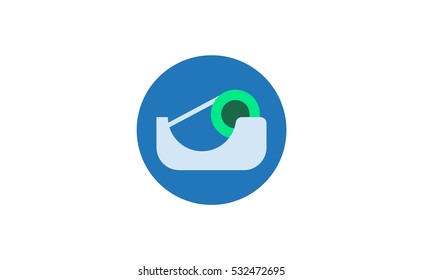 Vector roll tape office icon