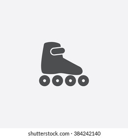 Vector roller skate Icon