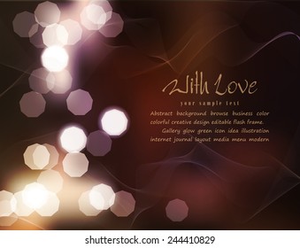 vector romantic background with blur