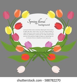 Vector romantic card. Hand drawn sketch of spring flowers  Composition of the delicious spring flowers for design .Background design for natural cosmetics, medical care and Ayurveda products, perfume