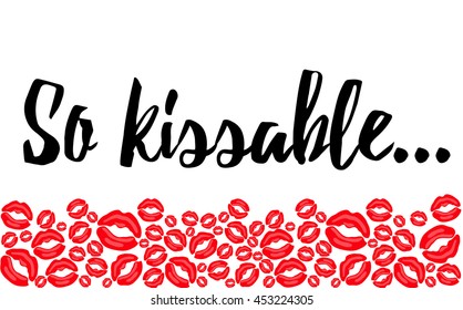 Vector romantic card with text 