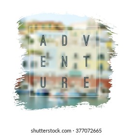 Vector romantic illustration with the slogan for t-shirts, posters, card and other uses.