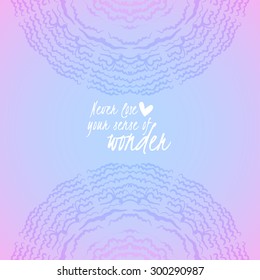 Vector romantic ornamental card background template