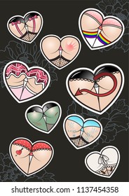 Vector Romantic Tattoo Designs