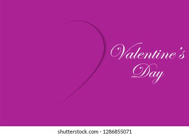Vector romantic template of sale horizontal banner for Valentine’s Day