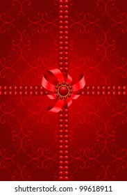 vector romantic vintage greeting card