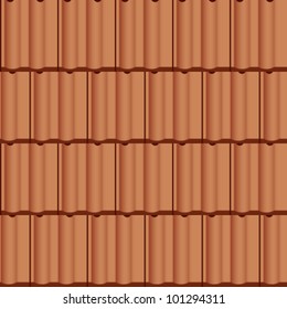 vector roof tile seamless background