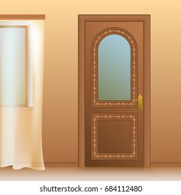 Vector room interior