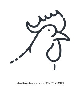 Vektorroster-Zeilensymbol einzeln auf transparentem Hintergrund. 