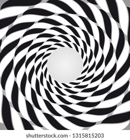 Vector rope abstract circle. Vector logo element for graphic design.