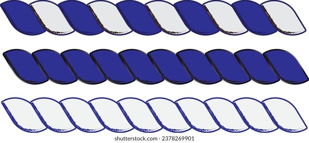 Ilustración de cuerda de vector utilizada para gráficos