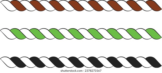 Ilustración de cuerda de vector utilizada para gráficos