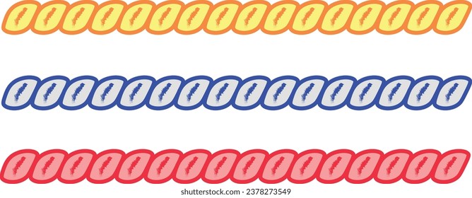 Vector rope illustration used for graphics